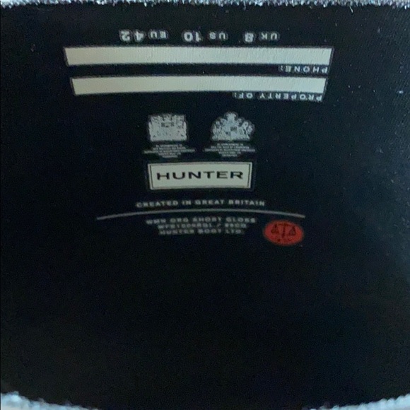 Hunter Original Short Gloss Waterproof Rain Boot - Picture 3 of 4